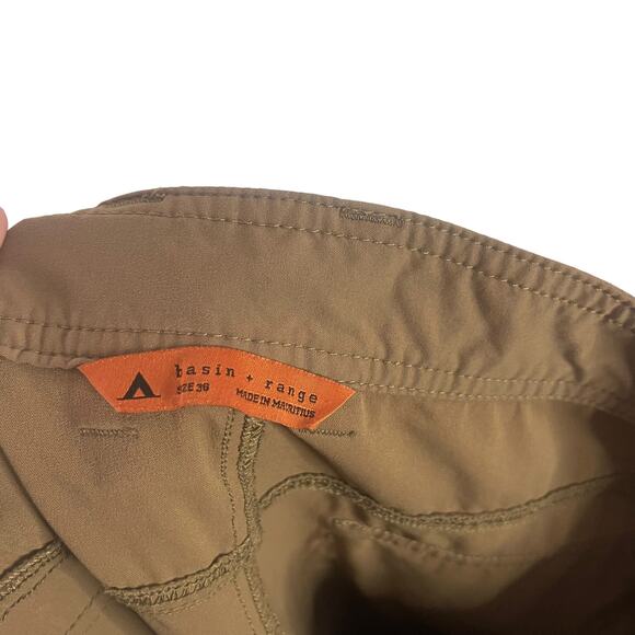 Basin + Range Men's Size 36 Khaki Outdoor Trail Tactical Pants - Picture 7 of 10